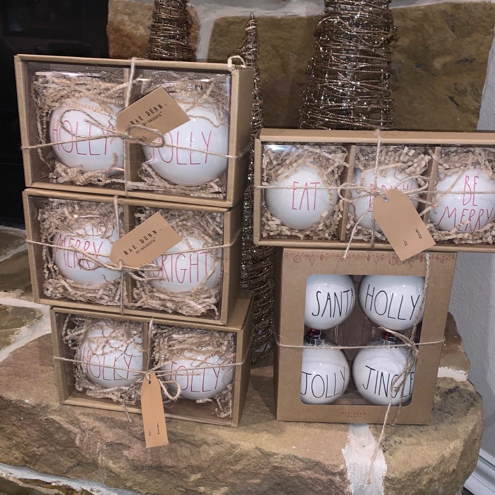 Rae Dunn Christmas Ornaments